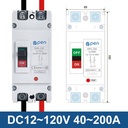 OPEN DC PV Solar 1000V mccb moulded molded case circuit breaker OM1Z-125 2P 63A