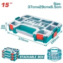 Total  Plastic Tool Organizer 15-Inch Size TPBX1151 