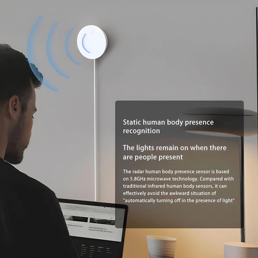 Ewelink Wifi radar human presence sensor wall mounted MG3