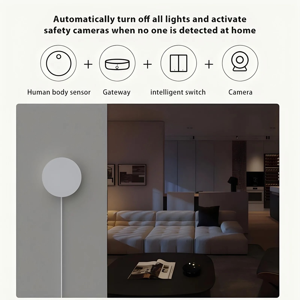 Ewelink Wifi radar human presence sensor wall mounted MG3