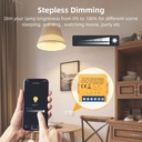 Tuya WiFi smart dimmer switch module AC 10A 1Ch