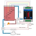 Tuya Wifi Water Level Sensor Controller Monitor, Leak Sensor Water supply, pumping KL-W1WL