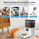 Tuya WiFi automatic pet food feeder PST-DU4LB-WS 