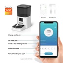 Tuya WiFi automatic pet food feeder PST-DU4LB-WS 
