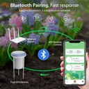 Tuya smart ZIGBEE S Sensor 2 in 1 Moisture and Temperature Humidity Detector for Garden Lawn Soil , smart scene linkage