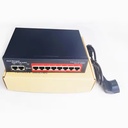 Managed poe switch 10 ports cloud system 120w