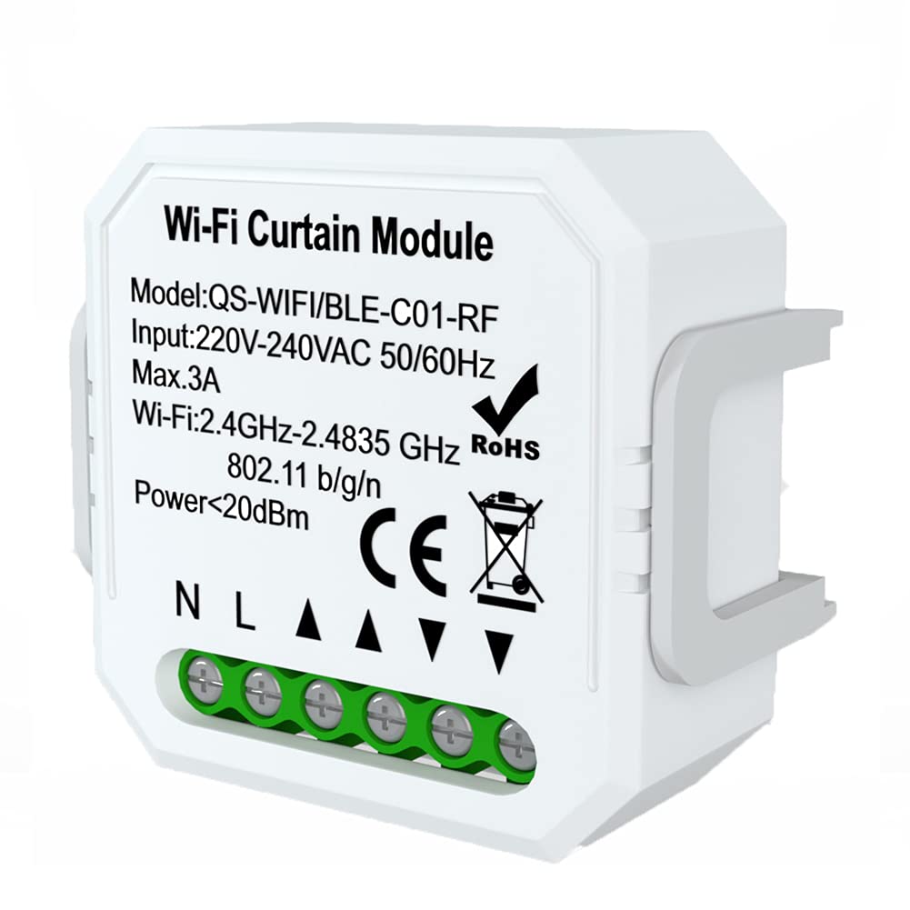 [SHT-1122] Tuya Wi-Fi Curtain Switch Module + RF433 PST-C01+RF 