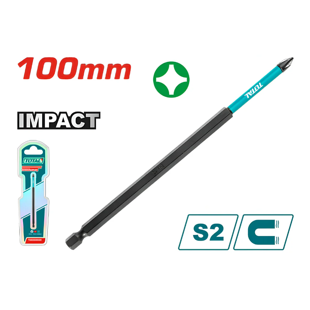 Total Screwdriver Head PH1*100mm TACIM71PH1100