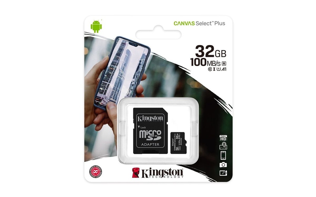 Kingston MicroSD Canvas Select Plus 32GB 