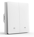 Tuya WiFi Push Button Wall Switch N+L,  2 Gangs Works with Alexa Google Home  