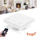 Tuya WiFi Push Button Wall Switch N+L,  3 Gangs Works with Alexa Google Home  