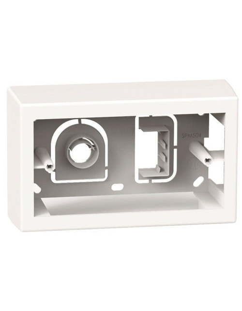 Arnocanali Module holder wall box Minikappa 4 Places White SPM504.3 for Meta Switches