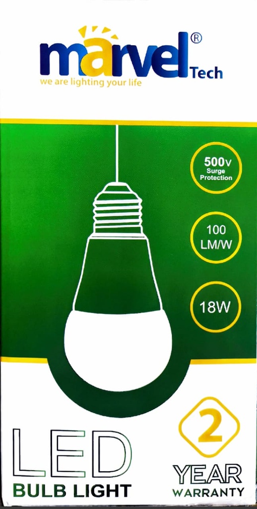 Marvel Led bulb 18W day light 1800 Lumen 8000k MS-22021