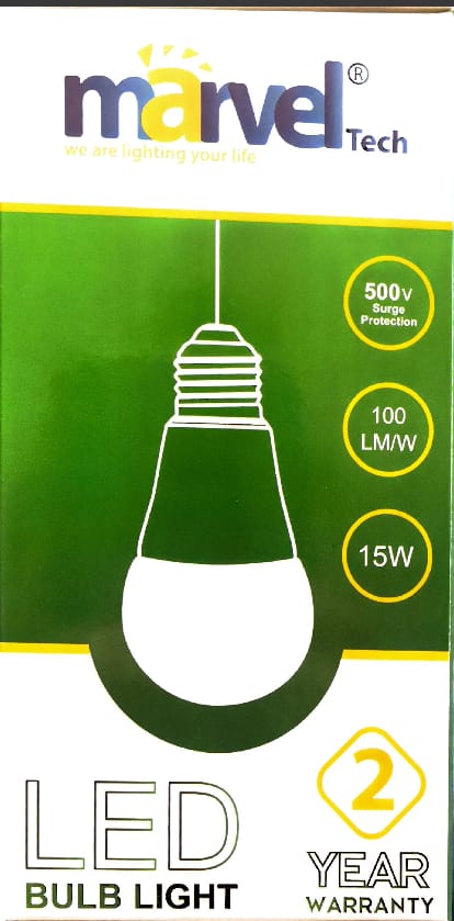Marvel e27 Led bulb 15W day light 1500 Lumen 8000k MS-22017