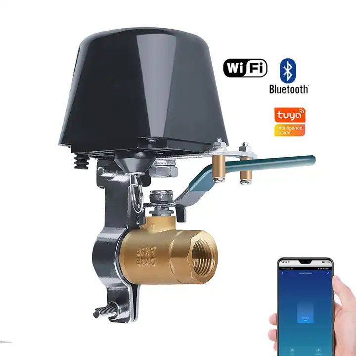 TUYA WiFi smart valve controller for water and gas pipe control