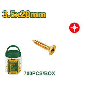 JADEVER chipboard screw 3.5*20mm 700pcs/bottle JDXS5T10