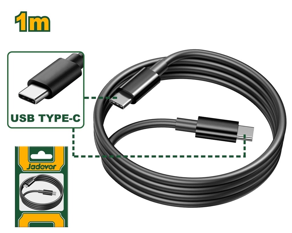 JADEVER USB type-C to type-C cable JDUB1502 3A