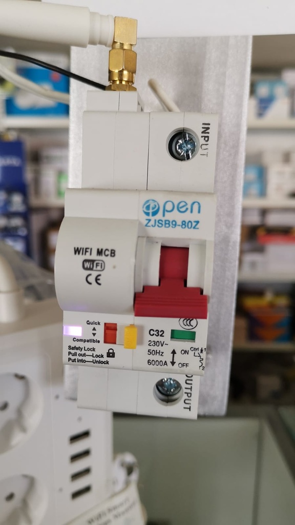 Ewelink Open WIFI smart circuit breaker 1P 32A ZJSB9-80Z-1P