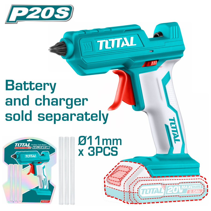Total Glue gun Li-ion 20V TGGLI2001