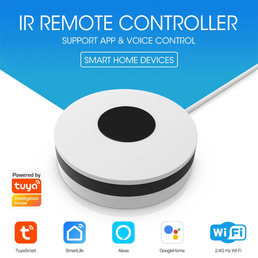 Tuya Smart WiFi  Universal IR Remote Control Smart Home Automation for Home Appliance Control