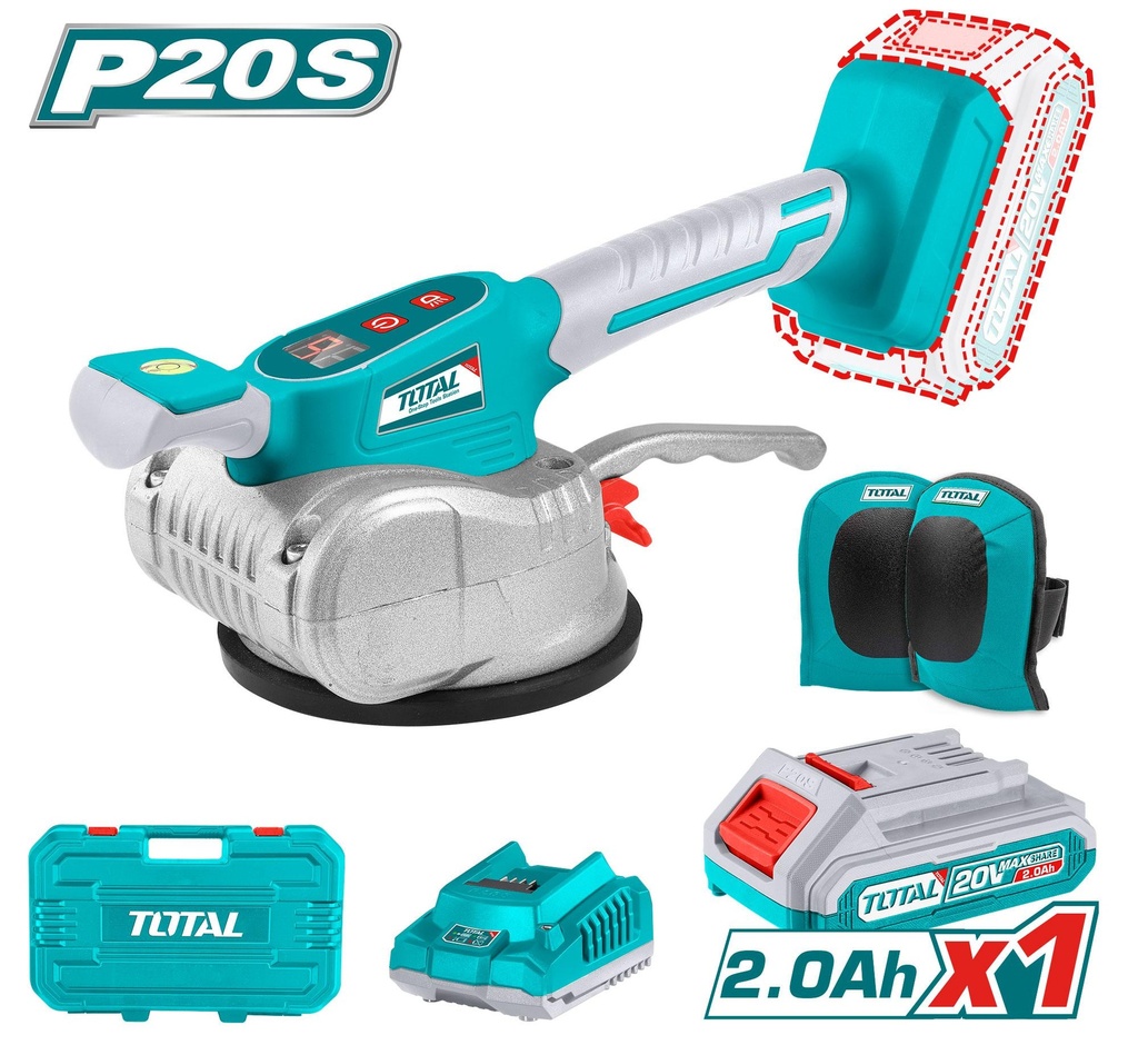 Total Cordless tile vibration machine TTVLI20101