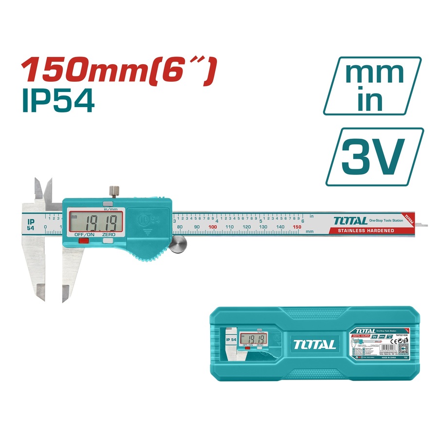 TOTAL Digital caliper 150mm TMT321506 
