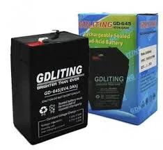 Fan battery 6v 4Ah Rechargeable sealed Lead-Acid Battery GD-645