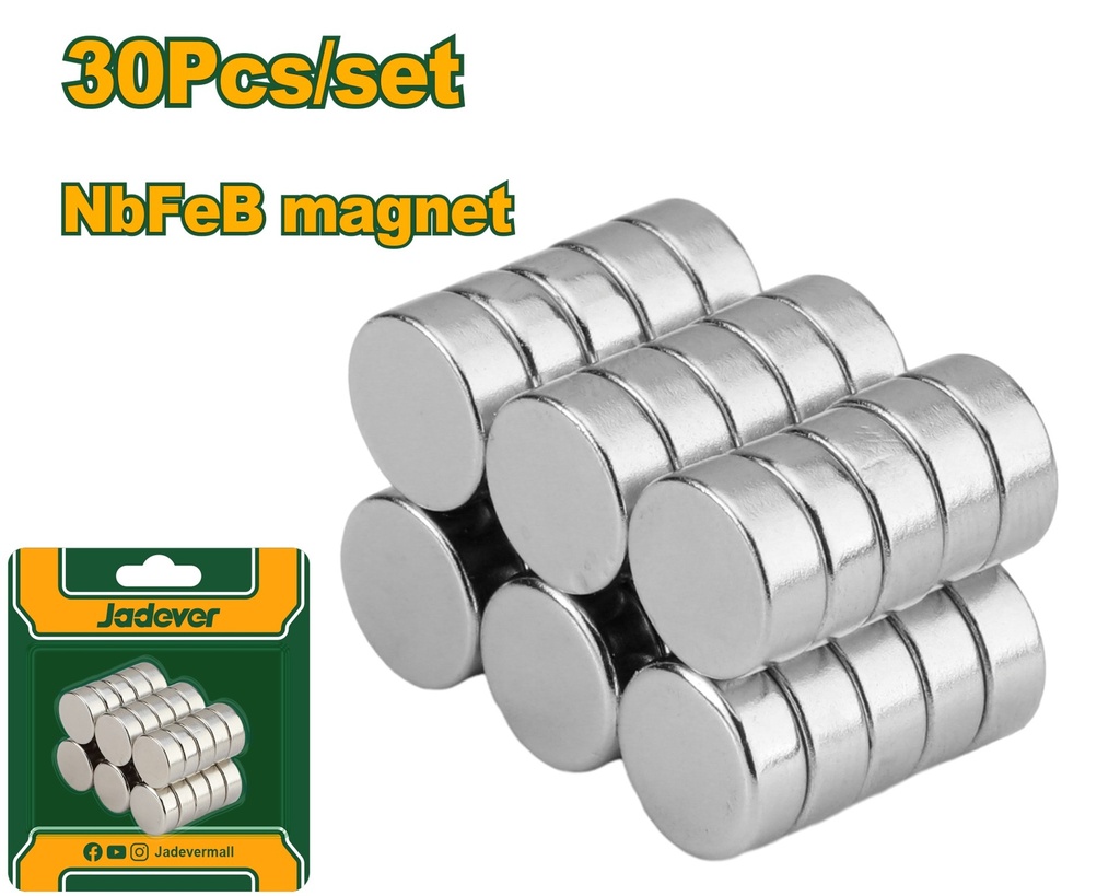 JADEVER 30 Pcs Neodymium Magnet Set JDZE1K11