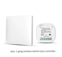 Tuya WiFi & RF433 1 Way mini smart Switch with receiver Module 16A, Kinetic energy no battery required for push button