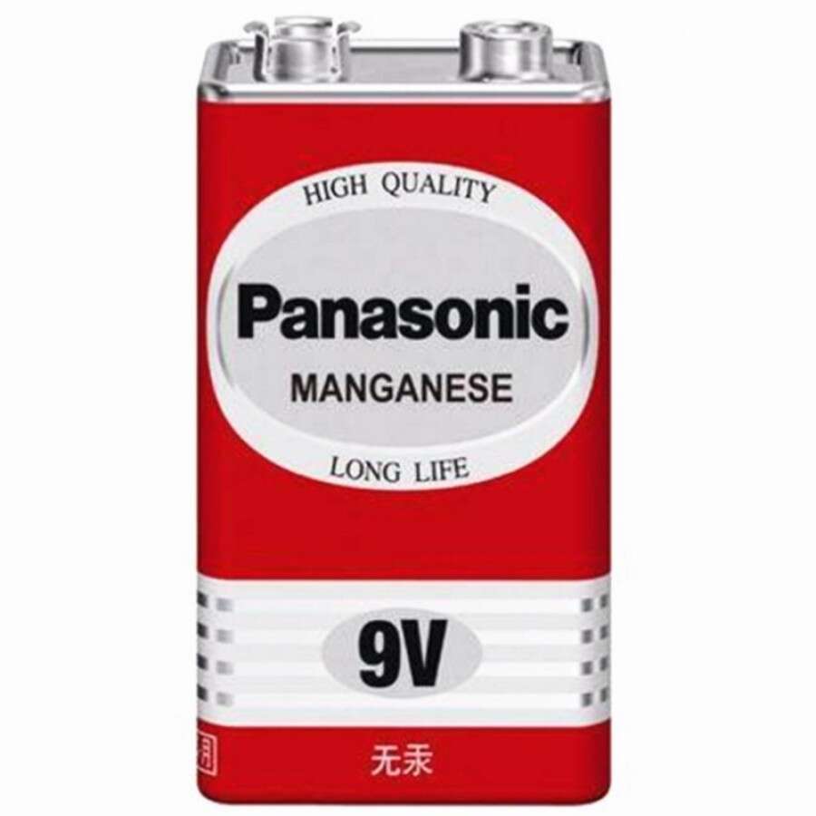 Battery Panasonic manganese 6F22ND 9v 