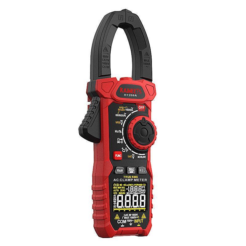 KAIWEETS HT208A Digital Clamp Meter - 1000A True RMS AC Current Amp Meter