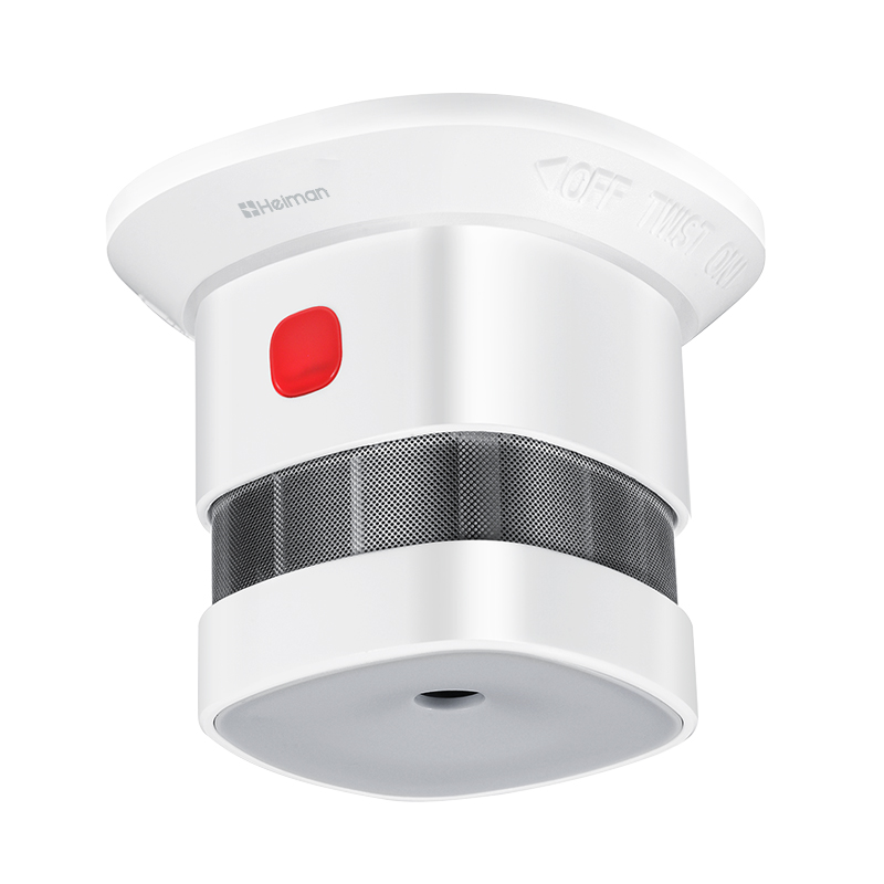 [SHT-1214] TUYA Zigbee wifi smart Smoke fire detector & security alarm  Heiman HS1SA-E