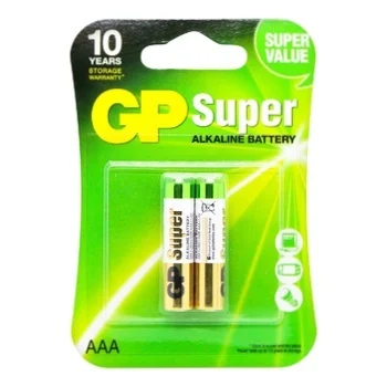 GP Alkaline AAA pack of 2 LR03