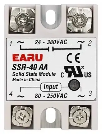 SSR 40A ac to ac single phase solid state relay SSR-40AA 