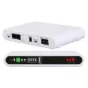 SKE Mini DC UPS router 10800mAh, lan POE, usb, 5v, 9v, 12v OUTPUT POE-533-P