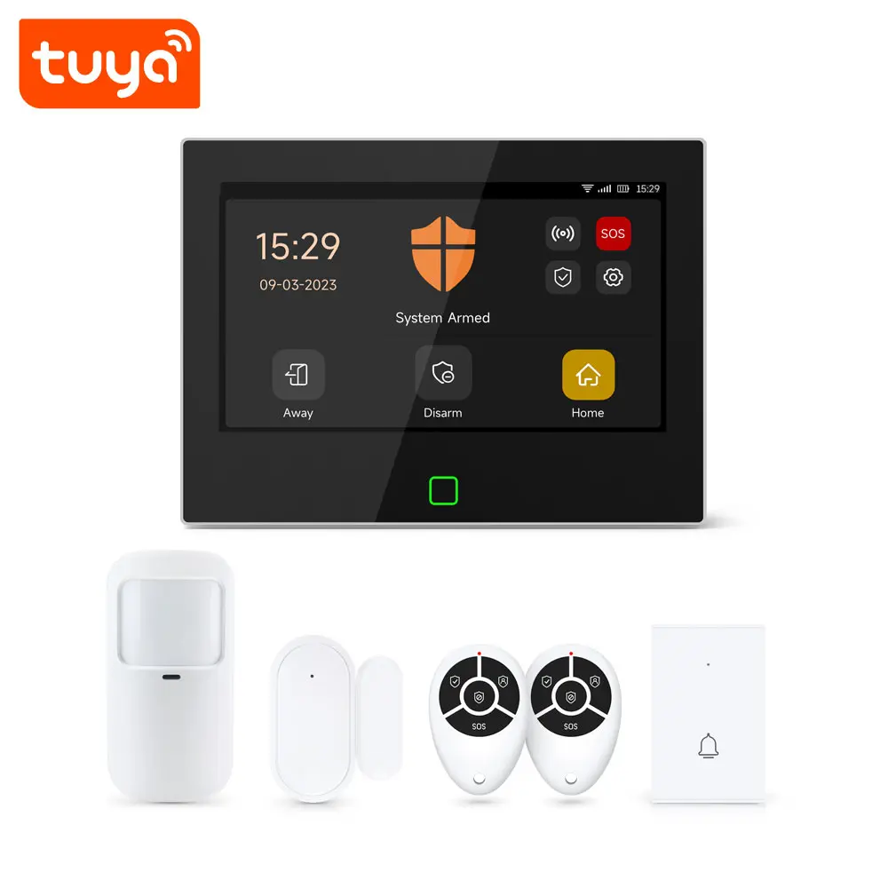 TUYA Smart WIFI 4g GSM Alarm System kit PST-H700-4GEU
