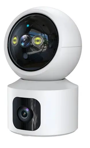 TUYA WiFi smart Indoor Night Vision 4.0MP (2+2mp) Security Camera dual Lens PST-E11-4MP