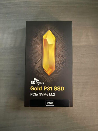 SK Hynix gold P31 SSD PCie NVMe M.2 500gb