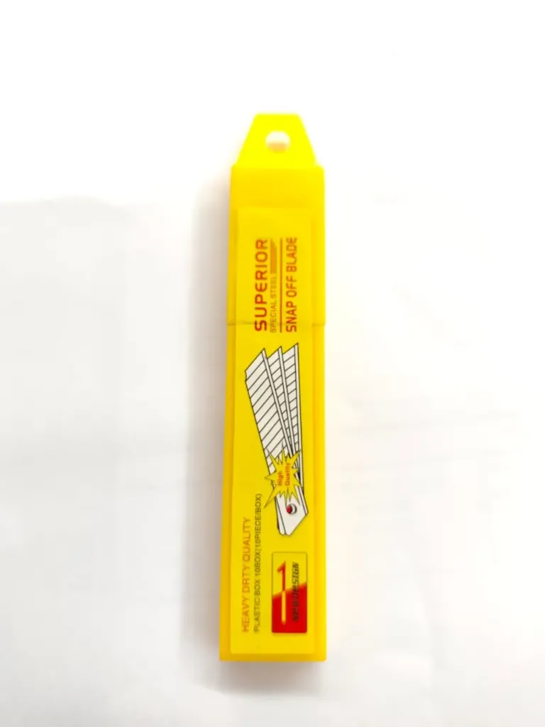 Superior Cutting knife spare Blades 18mm*100mm 10 pieces/pack