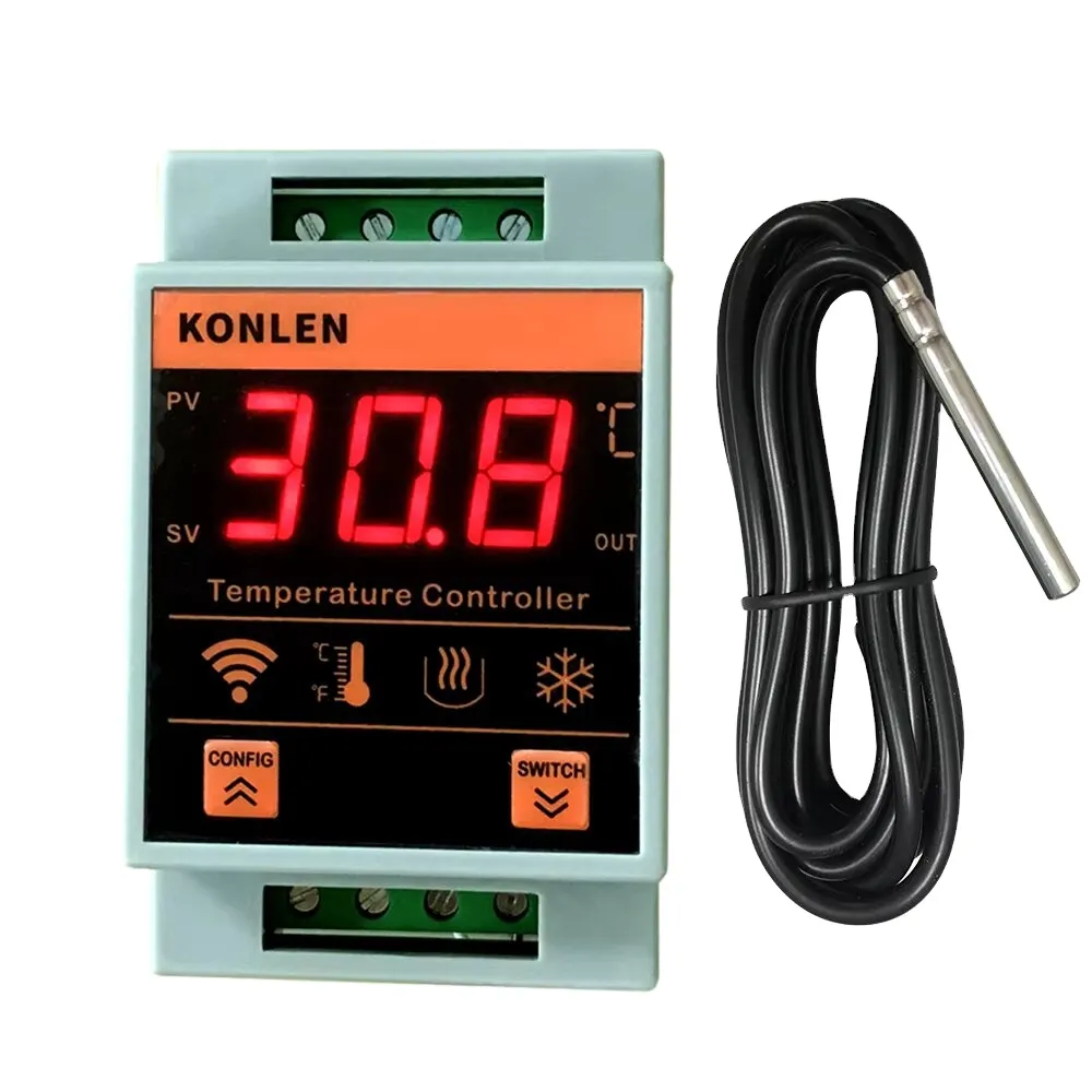 Tuya wifi Smart digital temperature controller and Temp Logger for freezer, fridge, heating, boiler, aquarium and incubator