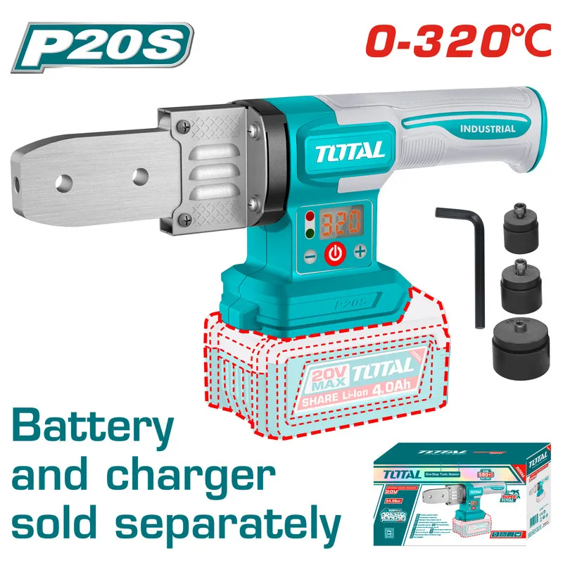 TOTAL Cordless plastic tube welding tools  TWTLI2018