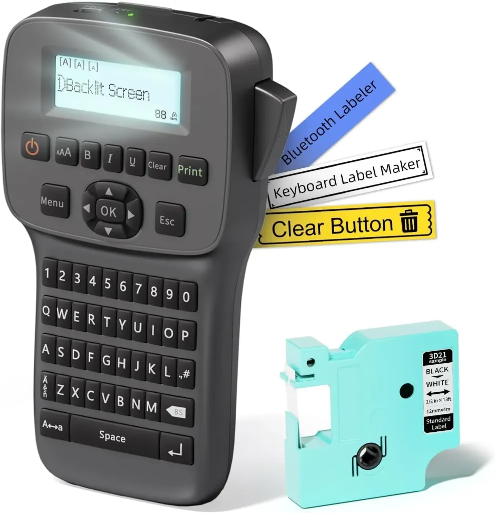 LM1600 handheld, portable industrial label printer