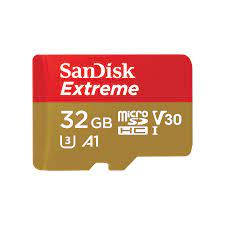 SANDISK Extreme microSD card A1 32GB SDSQXAF-032G-GN6MN