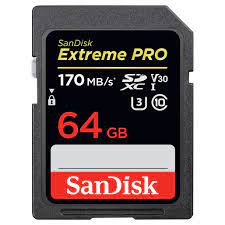 SANDISK Extreme Pro SDXC UHS-I Card 64GB SDSDXXY-064G-GN4IN