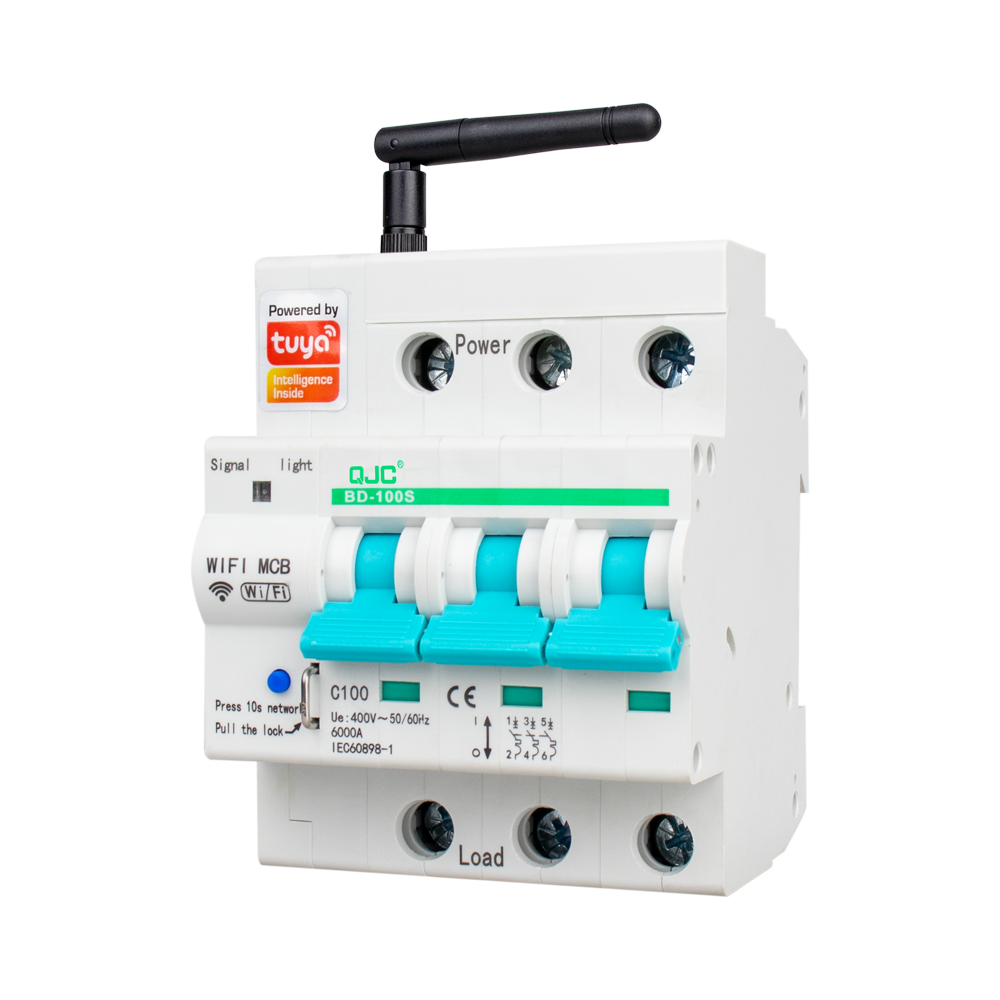 QJC TUYA WIFI MCB 3P BD1-100s 100A