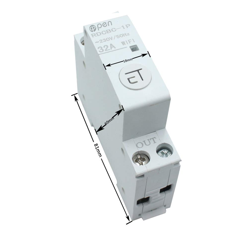EWELINK wifi din-rail switch OPCBC 1P 20A
