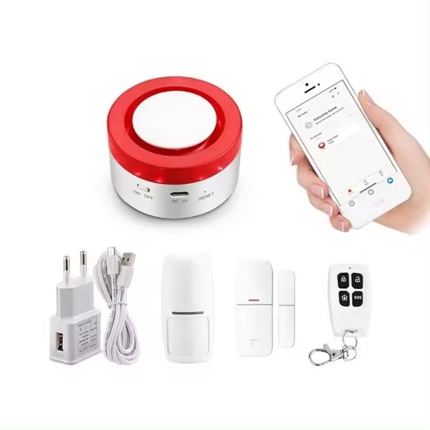 [SHT-1161] TUYA Wi-Fi Smart Alarm System with Siren PST-H1