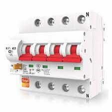 GXPR TUYA WIFI smart circuit breaker 4P 63A with leakage