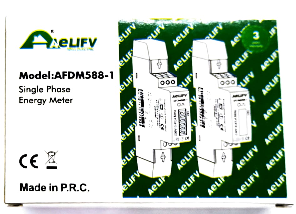 AELIFV single phase energy meter AFDM588-1