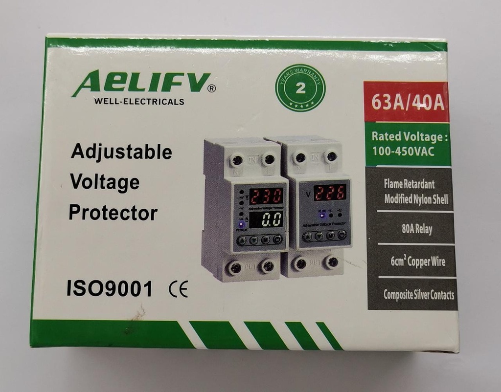 AELIFV voltage protector 40A / 63A